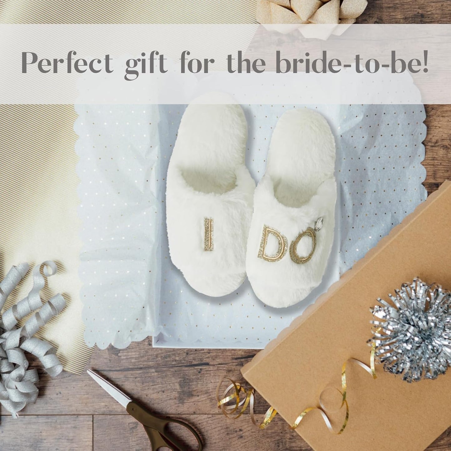 Bride & I Do Crew Wedding Slippers - Perfect Gift for Bachelorette Parties